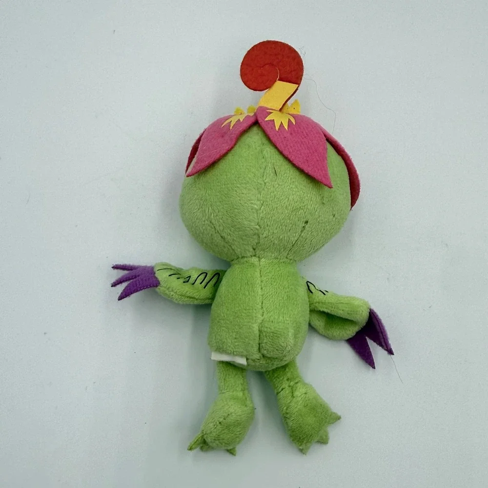 Bandai Digimon Palmon 4 Inch Mini Character Plush Green Pink Flower Toy